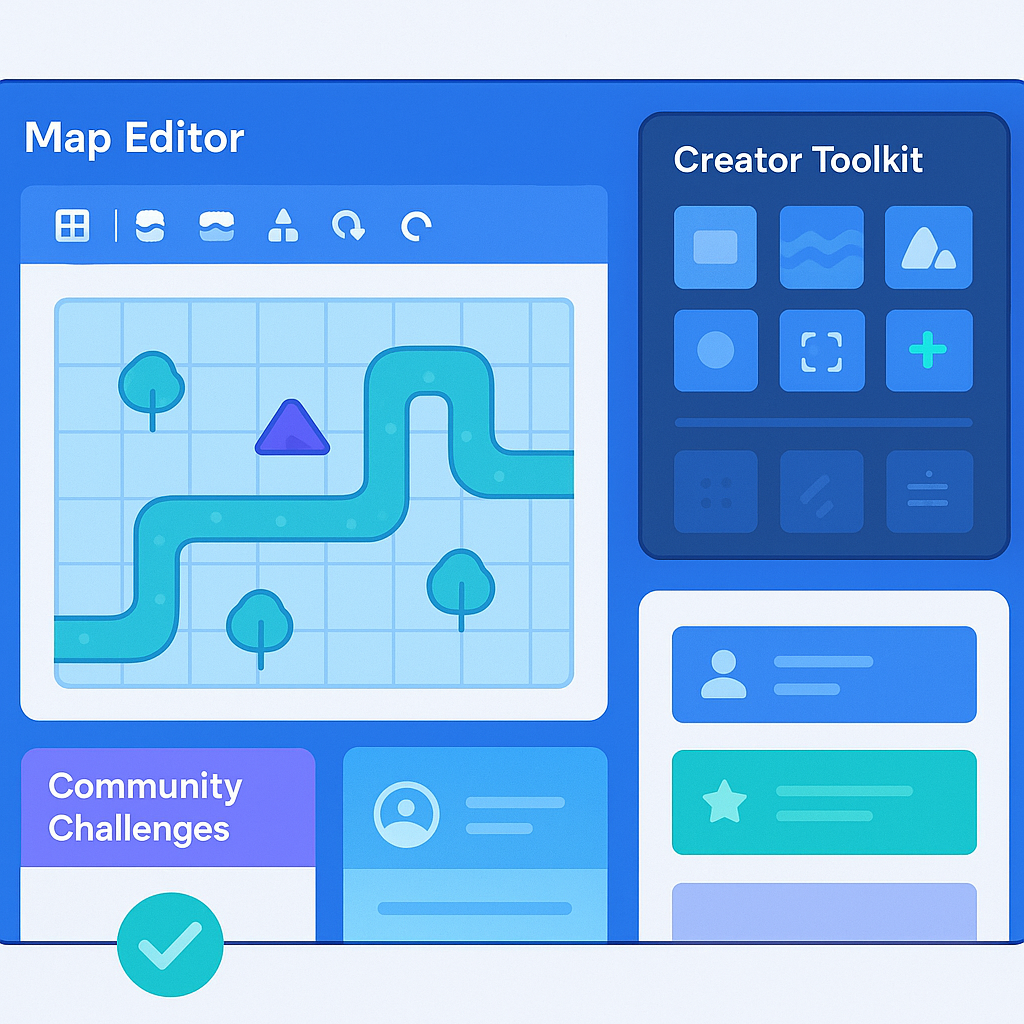 Map editor and creator UI
